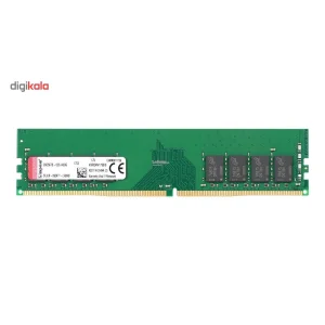 رم دسکتاپ DDR4 تک کاناله 2400 مگاهرتز کینگستون ظرفیت 8 گیگابایت