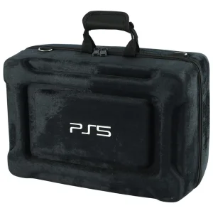 کیف حمل کنسول بازی پلی استیشن 5 مدل مخملی دوکاره PS5 Pro / Slim