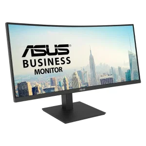 مانیتور ایسوس مدل VA34VCPN سایز 34 اینچ به همراه پایه نگهدارنده مانیتور ارگو مدل WLA001