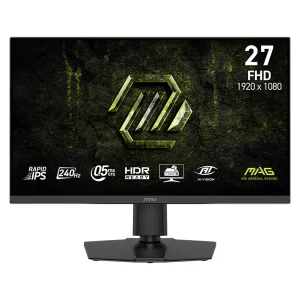 مانیتور گیمینگ 27 اینچ ام اس آی مدل MAG 272PF X24 با وضوح Full HD پنل Rapid IPS و نرخ به روزرسانی 240 هرتز به همراه پایه نگهدارنده مانیتور ارگو مدل WLA001