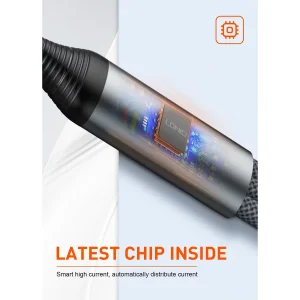 کابل تبدیل USB-C به USB-C / microUSB / لایتنینگ الدینیو مدل 3IN1 LC94c طول 1.2 متر