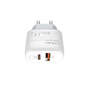 شارژر دیواری الدینیو مدل A2424C 20w به همراه کابل USB-C