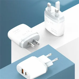 شارژر دیواری الدینیو مدل A2424C 20w به همراه کابل USB-C