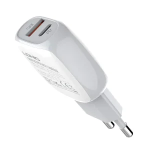 شارژر دیواری 20 وات الدینیو مدل A2313C به همراه کابل تبدیل usb-c
