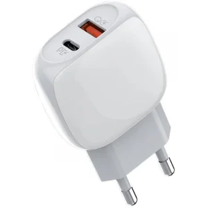 شارژر دیواری 20 وات الدینیو مدل A2313C به همراه کابل تبدیل usb-c