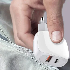 شارژر دیواری 20 وات الدینیو مدل A2313C به همراه کابل تبدیل usb-c