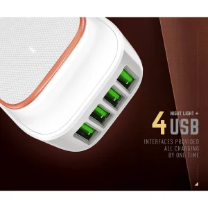 شارژر دیواری 22 وات الدینیو مدل A4405 به همراه کابل تبدیل USB-C