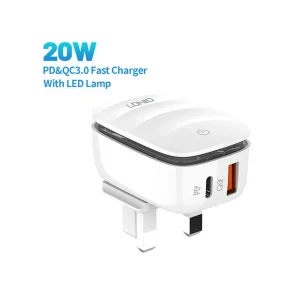 شارژر دیواری الدینیو مدل A2425C به همراه کابل تبدیل Usb-c