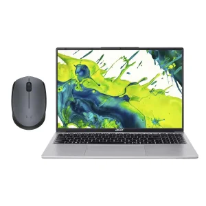 لپ تاپ 16 اینچی ایسر مدل Aspire Lite AL16-54P-37J9-i3 1305U-8GB DDR5 4800MHz-512GB SSD-IPS - کاستوم شده به همراه ماوس بی‌ سیم لاجیتک مدل M170