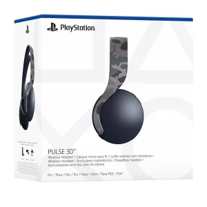 هدست پلی استیشن 5 سونی مدل Pulse 3D طرح Grey Camouflage