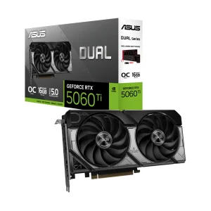 کارت گرافیک مبتنی بر NVIDIA ایسوس مدل Dual GeForce RTX 5060 Ti 16GB GDDR7 OC Edition