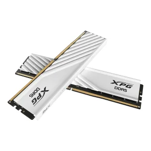 رم کامپیوتر DDR5 دو کاناله 5600 مگاهرتز ای دیتا مدل CL46 XPG Lancer Blade WHITE ظرفیت 32 گیگابایت