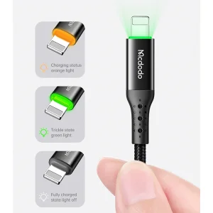 کابل تبدیل USB به لایتنینگ مک دودو مدل Auto Power Off طول 1.2 متر