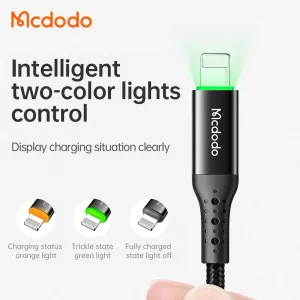 کابل تبدیل USB به لایتنینگ مک دودو مدل Auto Power Off طول 1.2 متر