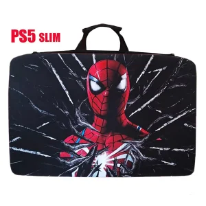 کیف حمل کنسول پلی استیشن 5 اسلیم مدل spiderman KE5124 slim