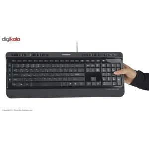 کیبورد گرین مدل GK-502 با حروف فارسی