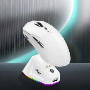 ماوس بی سیم گیمینگ ایسر مدل OMR317 به همراه پایه شارژ