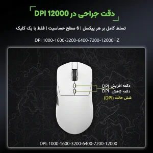 ماوس بی سیم گیمینگ ایسر مدل OMR317 به همراه پایه شارژ