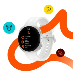 ساعت هوشمند 44 میلی‌متری سامسونگ مدل Galaxy Watch 9 با بند سیلیکونی
