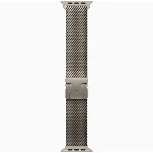 ساعت هوشمند 49 میلی متری اپل مدل Ultra 3 Natural Titanium Case با بند Titanium Milanese