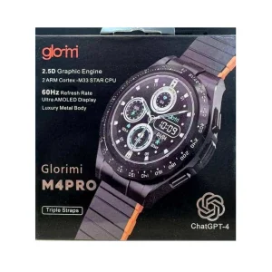 ساعت هوشمند 42 میلی متی گلوریمی مدل MOS FACTRE M4 PRO MODERN با بند سیلیکونی
