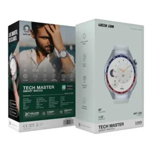 ساعت هوشمند 1/43 اینچی گرین لاین مدل Teck master با بند سیلیکونی