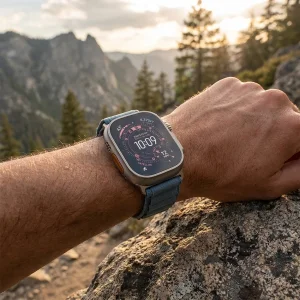 ساعت هوشمند 49 میلی متری اپل مدل Ultra 3 Natural Titanium Case با بند Alpine Loop
