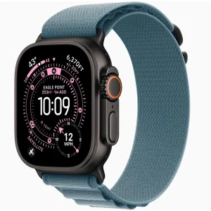 ساعت هوشمند 49 میلی متری اپل مدل Ultra 3 Black Titanium Case با بند Alpine