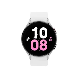 ساعت هوشمند سامسونگ مدل Galaxy Watch5 44mm دارای قابلیت های کنترل موسیقی (Music Player)، قابلیت مکالمه از طریق بلوتوث، قابلیت تغییر طرح ساعت یا تم، صفحه همیشه روشن (Always-on Display)، قابلیت نصب اپلیکیشن، پشتیبانی از دستیار صوتی بند سیلیکون