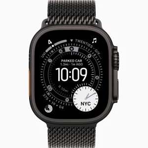 ساعت هوشمند 49 میلی متری اپل مدل Ultra 3 Black Titanium Case با بند Titanium Milanese