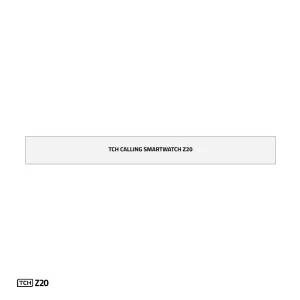 ساعت هوشمند 45 میلی‌متری تی سی اچ مدل Z20  با بند سیلیکون