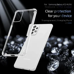 کاور نیلکین مدل Nature-Tpu-A72 مناسب برای گوشی موبایل سامسونگ Galaxy A72