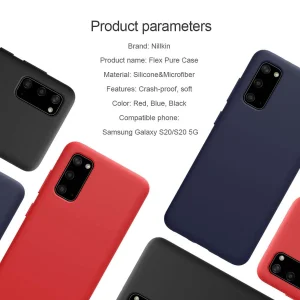 کاور نیلکین مدل Flex مناسب برای گوشی موبایل سامسونگ Galaxy S20 / S20 5G