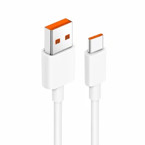 کابل تبدیل usb به usb-c مدل توربو 120w طول 1 متر