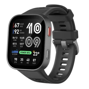 ساعت هوشمند 50 میلی متری امیزفیت مدل Bip Max با بند سیلیکونی