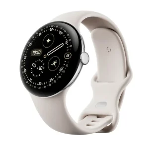 ساعت هوشمند 41 میلی‌متری گوگل مدل Pixel Watch 4 با بند سیلیکونی