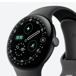 ساعت هوشمند 41 میلی‌متری گوگل مدل Pixel Watch 4 با بند سیلیکونی