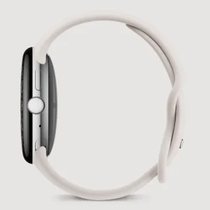 ساعت هوشمند 41 میلی‌متری گوگل مدل Pixel Watch 4 با بند سیلیکونی
