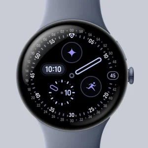 ساعت هوشمند 41 میلی‌متری گوگل مدل Pixel Watch 4 با بند سیلیکونی