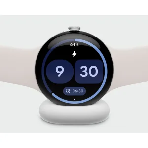 ساعت هوشمند 41 میلی‌متری گوگل مدل Pixel Watch 4 با بند سیلیکونی