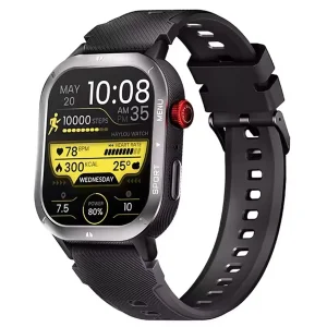 ساعت هوشمند 50 میلی‌متری هایلو مدل IRON Neo با بند سیلیکونی
