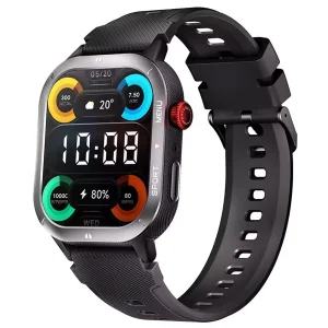 ساعت هوشمند 50 میلی‌متری هایلو مدل IRON Neo با بند سیلیکونی