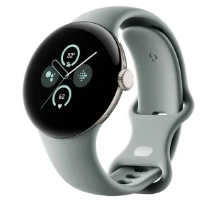 ساعت هوشمند 41 میلی‌متری گوگل مدل Pixel Watch 2 با بند سیلیکونی