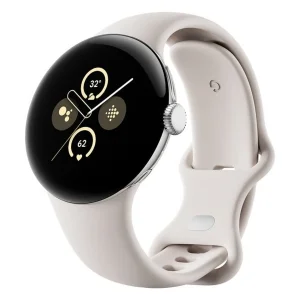 ساعت هوشمند 41 میلی‌متری گوگل مدل Pixel Watch 2 با بند سیلیکونی