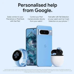 ساعت هوشمند 41 میلی‌متری گوگل مدل Pixel Watch 2 با بند سیلیکونی