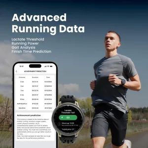 ساعت هوشمند 48 میلی‌متری امیزفیت مدل Cheetah 2 Pro با بند سیلیکونی