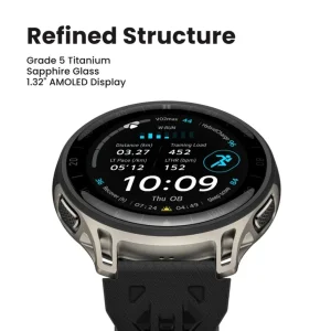 ساعت هوشمند 48 میلی‌متری امیزفیت مدل Cheetah 2 Pro با بند سیلیکونی