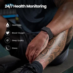 مچ‌ بند هوشمند امیزفیت مدل Helio Strap با بند نایلونی