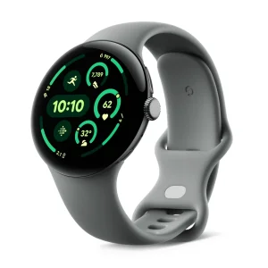 ساعت هوشمند 45 میلی‌متری گوگل مدل Pixel Watch 3 با بند سیلیکونی