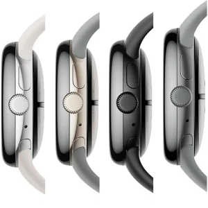 ساعت هوشمند 45 میلی‌متری گوگل مدل Pixel Watch 3 با بند سیلیکونی